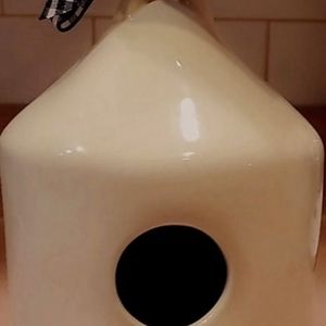 Rae Dunn Green Partridge Birdhouse